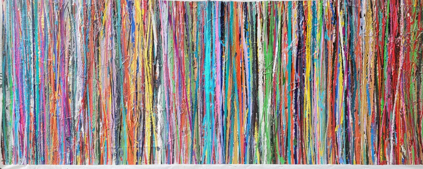 Line intention Unstretched 243 x 91 cm