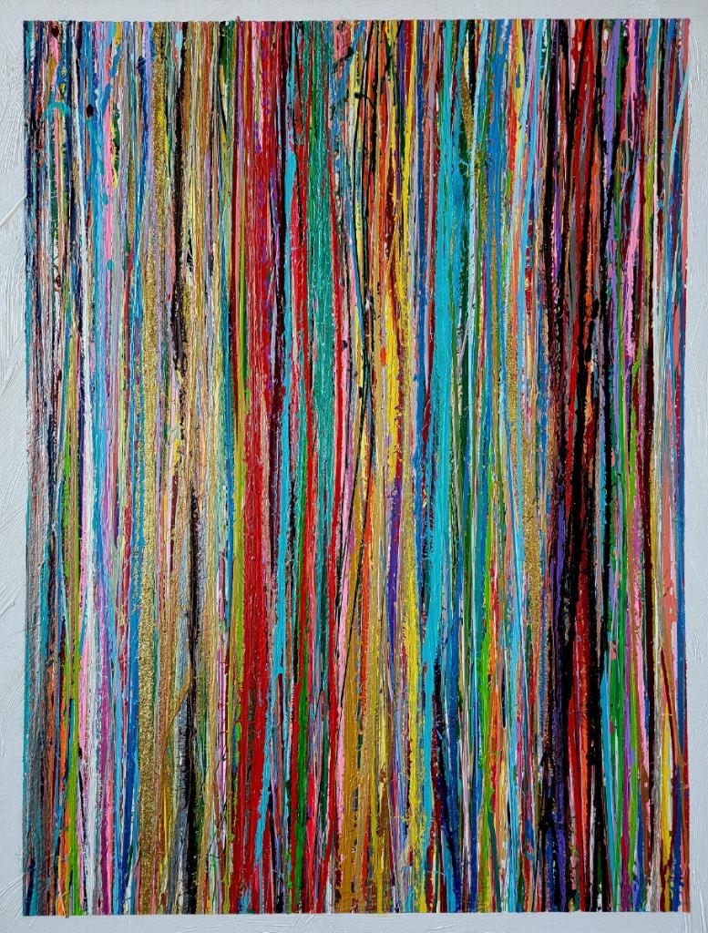 Line Intention 60 x 48 Stretched Canvas SOLD